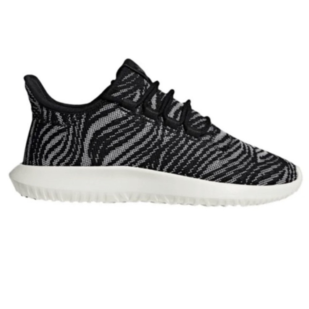 Adidas Black Zebra Print Running Shoes Size 8